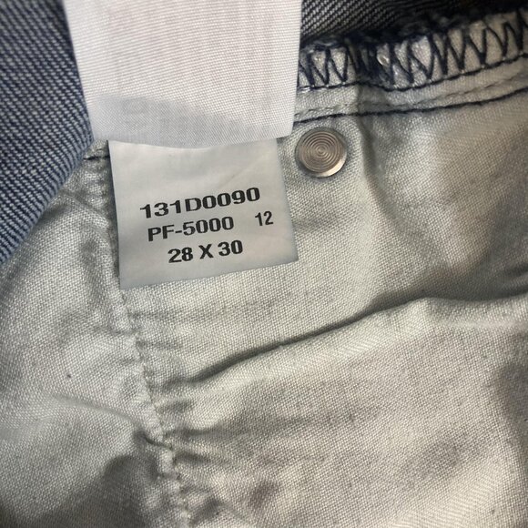 Abercrombie & Fitch Kennan Straight Jeans Mens 28x30 Dark Blue Stretch Denim - Picture 16 of 16